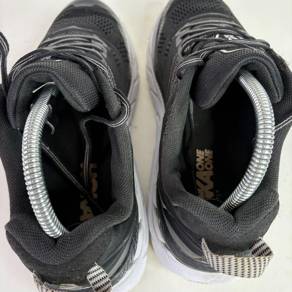 Hoka One One Clifton 6 running Shoes, Mens size 9.5, Black, - Picture 7 of 10